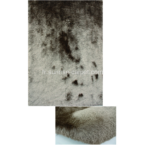 Tapis à poils longs en polyester Shaggy